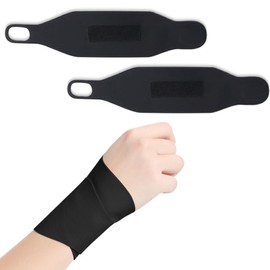 FENQURO Pack of 2 Wrist Bandages, Wrist Bandages, Wrist Support Bandages, Wrist Bandages, Gym, Suitable for Sports and Fitness, Housework