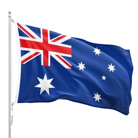 Australian Aussie Flag Australia Anzac Day OZ Outdoor 1800x900mm AU Olympics Banner Heavy Duty Spun Polyester Brass Hooks