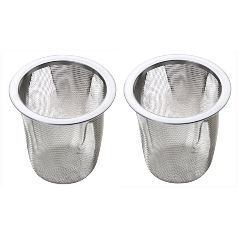 ZEROJAPAN 18-8ステンレス レギュラーロング茶こし 2個セット P-RLI-2