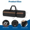 ORKELS 4x5 Pool Cue Case with Multi-Pockets, Soft Padded Billiard