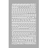 Chartpak Vinyl Letters and Numbers (CHA01016), 1/2 Inch High