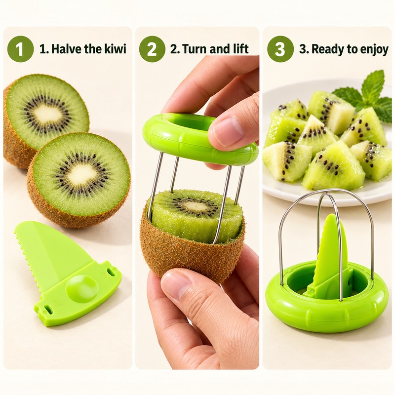1pc/Kiwi fruit opener thickeneded independent packaging kiwi spoon kiwi peeling