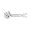 Flyshop 3 in 1 Furniture Connecting Cam Fitting with Dowel