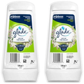 Glade Lily of The Valley Gel Air Freshener, 150g (Pack of 2)