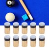 10pcs Billiards Cue Tips, Snooker Pool Cue Tips, Replacement Screw