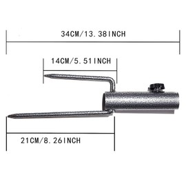 Patio Umbrella Steel Anchor Umbrella Sand Anchor Beach Umbrella Sand Anchor Stainless Steel Anchor Grass Auger Spike Patio Sunshade Support Beach Umbrella Steel Stand Base
