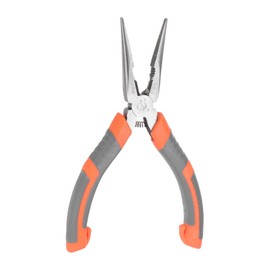 HARFINGTON Long Nose Pliers 6'' Needle Nose Pliers with Wire Cutters Comfort Grip for Cutting Banding Wire