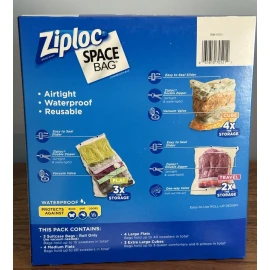Ziploc New Ziploc Vacuum Seal Space Bag Variety Pack of 14 (Sizes: M, L, XL, Suitcase)