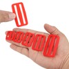 sourcing map 25Pcs Plastic Slide Buckle, 1" Tri-Glides Slides, Adjustable