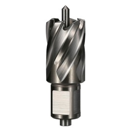 Vearter 25mm Annular Cutter with 19.05mm Weldon Shank, HSS Mag Drill Bit with Pilot Pin for Steel Plate, Aluminum, Brass, Cast Iron, Stainless Steel