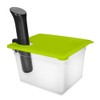 EVERIE Sous Vide Container with Universal Silicone Lid Compatible with