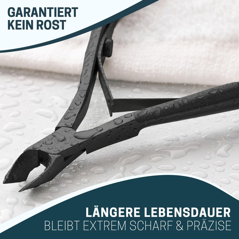 KLINGENHELD® Precise Cuticle Nippers with 1 Cuticle Pusher - Very