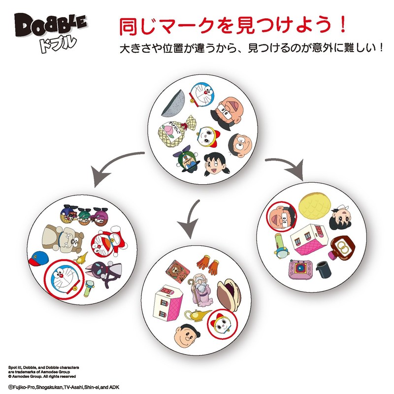 Card Game Dobble Doraemon