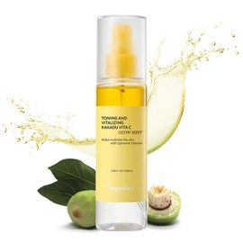 VEGANIFECT Vitamin C Mist with Niacinamide & Glutathione, Glow Mist for Dewy Skin, Makeup Setting Spray for face, Korean Skin Care, Vegan, 3.38 Fl Oz