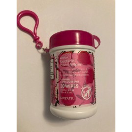 Biopure 3 Biopure Antibacterial Travel Size Hand Wipes Keychain (Jasmine & Dragonfruit)