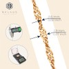 NKlaus 40/45 + 5 cm Double Curb Chain Twisted 925