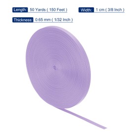 MECCANIXITY Nylon Webbing Strap Flat 5/8 Inch 50 Yards High Purple for Outdoor DIY Gear Repair, Backpack, Luggage-Rack, Crafts