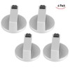 Xrten Gas Hob Knobs 6 mm, Pack of 4 Metal