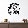 Vinyl Wall Decal Lion King Head African Animal Predator Stickers