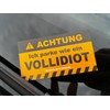 EppoBrand 30x Achtung Ich parke wie ein Vollidiot Funny Cards