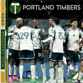 TURNER SPORTS Portland Timbers 2025 12x12 Team Wall Calendar (25998012213)