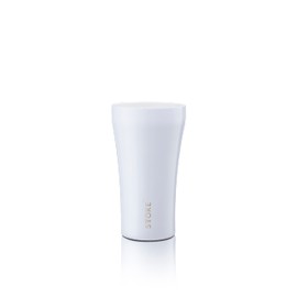 Sttoke Leakproof Ceramic Reusable Coffee Cup 12 oz - Angel White SLP12AW0620 0