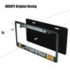 HOSNYE Disabled Vietnam Veteran License Plate Frame Metal License Plate