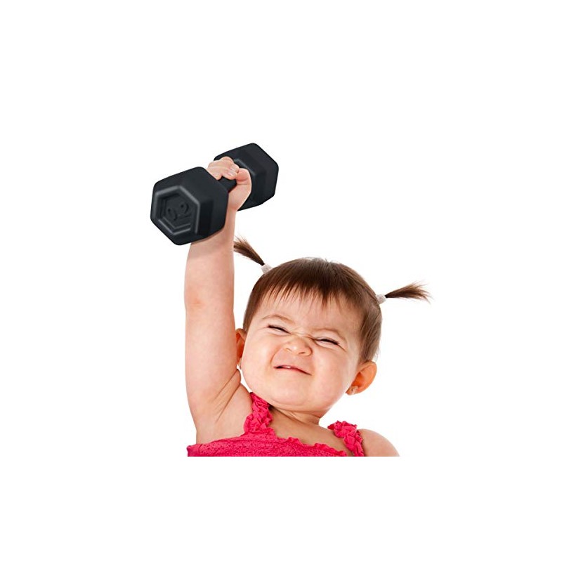 Fred Buff Baby Sonajero para bebé en forma de mancuerna
