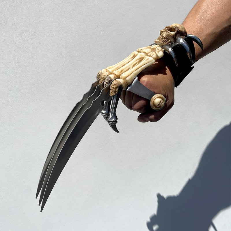 Pacific Solution 17" Polyresin and Metal Skeleton Warrior Hand Claw