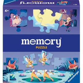 Ravensburger 24690 Memory Puzzle Animals by the Pond for 2-4 Memory Fans, Game from 4 Years, the World-Renowned Classic Puzzle Game