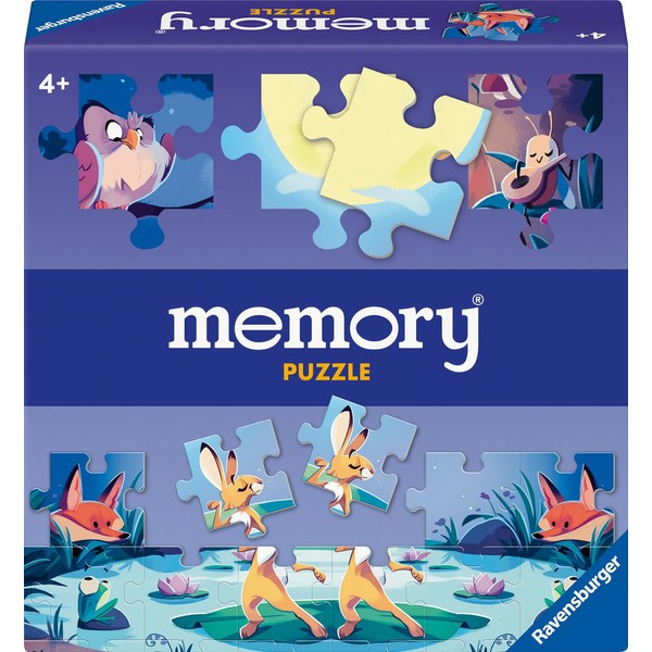 Ravensburger 24690 Memory Puzzle Animals by the Pond for 2-4