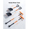 AstroAI 2" 1 Ice Scraper & Snow Shovel Kit, 47.2"