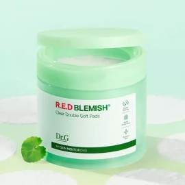 Dr.G 닥터지 레드 블레미쉬 클리어 더블 결 패드 60매 Dr.G Red Blemish Clear Double Control Pad 60 Sheets