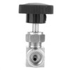Stainless Steel BSPP Female Thread Straight Needle Valve for Water