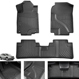 Floor Mats for Honda CRV 2012-2016(NOLY for LX/SE/EX), Custom Fit TPE All Weather Protection Floor Liners, Waterproof Floor Mat, Non-Slip Floor Mats, CRV Accessories, NOT for Touring & with Subwoofer