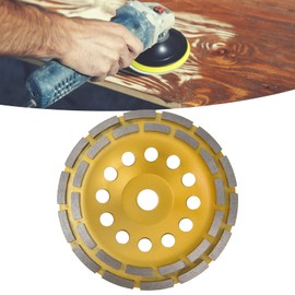 Concrete Grinding Discs, Diamond Cup Grinding Wheel, Long Life, Time-saving, Heat Treated for Marble (180