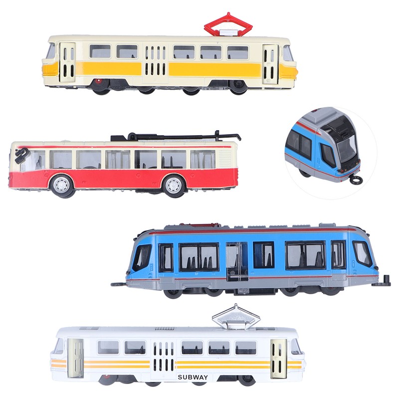 HighSpeed Railway Bus Model PullBack Vehicle Collection Model Toy for
