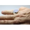 Beautiful Signet Ring 925 Silver with Lapis Lazuli, Silver