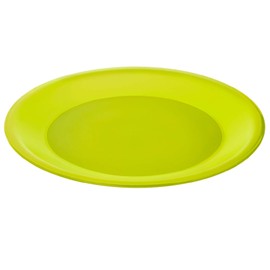 Rotho Caruba Kitchen Plate Flat, Polypropylene Lime Green, One Size