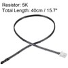 sourcing map 5K NTC Thermistor Probe 15.7 Inch Epoxy Sensitive