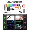 Defvnsy LED Interior Lighting Car, 6 in 1 RGB Acrylic