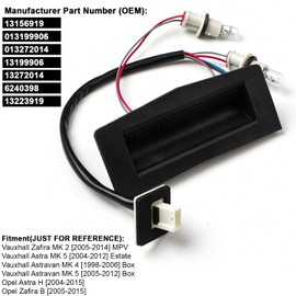 YAOPEI Rear Tailgate Boot Release Switch for Zafira 2 Astra 5 Astravan 4 5 Astra H 13223919