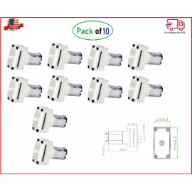 ME (Pack of 10)  Small Mini Diaphragm Air Pump 3.7V DC