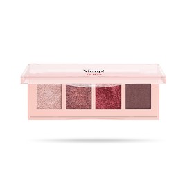 Pupa Vamp! 003 Pinkish Bronze Eyeshadow Palette with 4 Colours, Available in 6 Variants and 3 Different Finishes to Create a Natural to Intense Eye Make Up Look