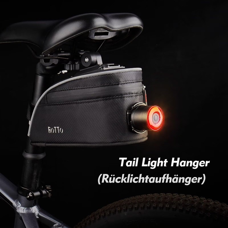 ROTTO Bicycle Saddle Bag with Quick Release for Road Bike