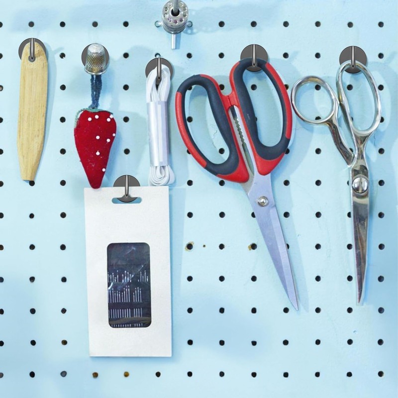 Grtard Black Magnetic Hooks, Strong Magnetic Hooks for Hanging, Magnets