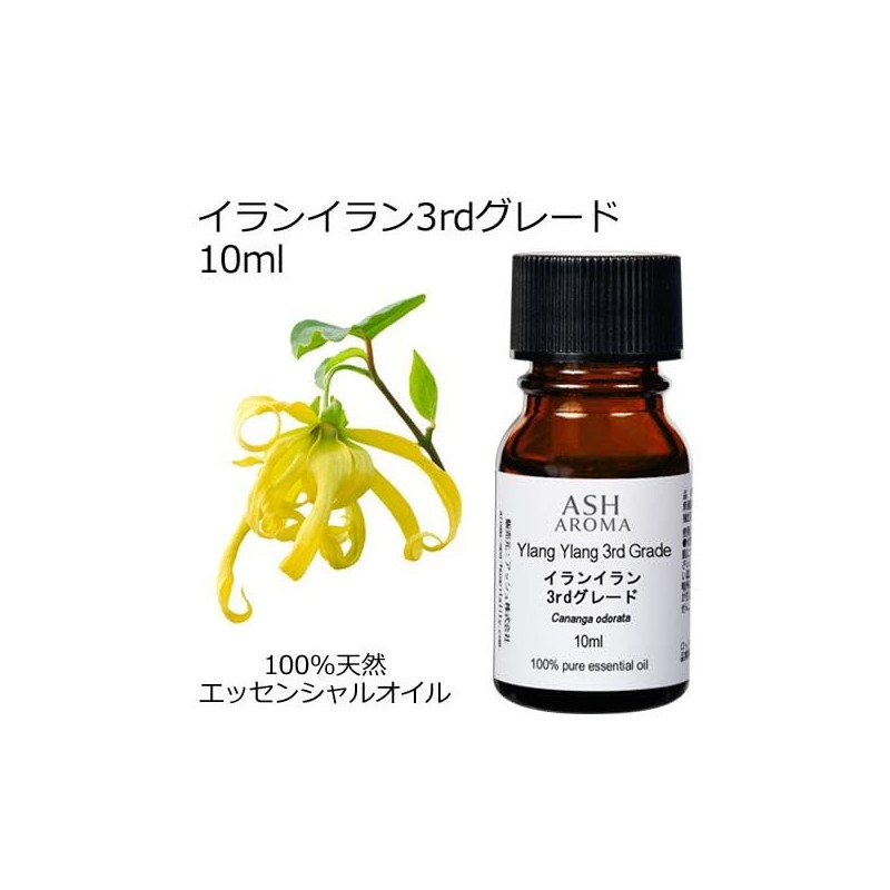 ASH Ylang Ylang 3rd Grade Essential Oil 10ml Boxed Aroma