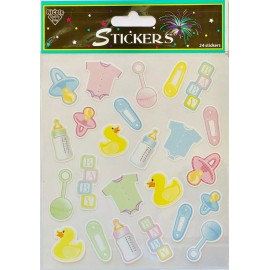 Love Nicole New Baby Icon Stickers Planner Scrapbook DIY Crafts Baby Book Shower Journals