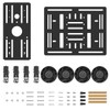 LewanSoul Mecanum Robot Chassis Car Kit with 360° Omnidirectional Wheel,