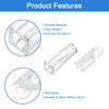uxcell Blind Wand Tilt Hook and Curtain Cords Fixture, 10Pcs